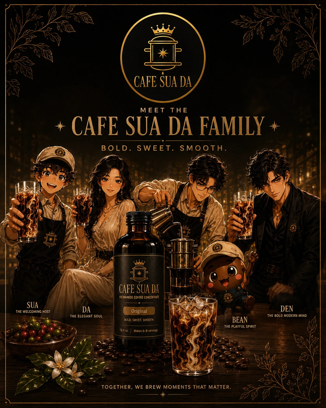 Meet the Cafe Sua Da Family poster
