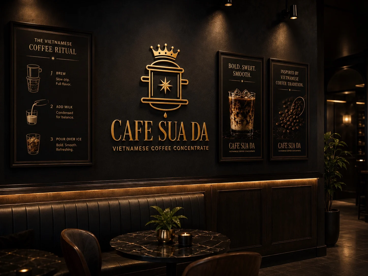 CAFE SUA DA ritual wall art